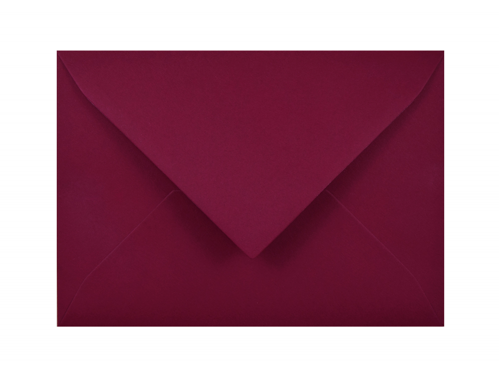 Bordeaux B6 120gsm envelope sample 