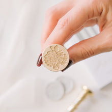 Load image into Gallery viewer, Peony wax seal stamp 
